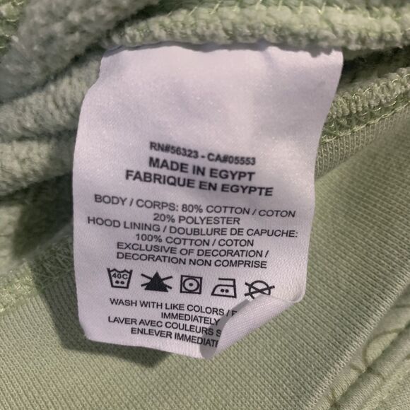 Nike Swoosh Print Embroidered Logo Hoodie Pullover Men's Large Green DM7930-343 - Picture 9 of 10